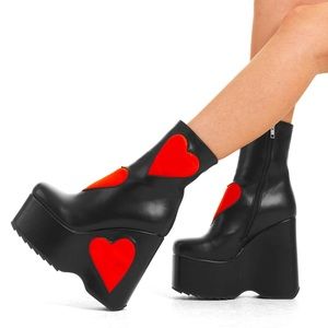 Lamoda “Full Time Lover” Chunky Platform Ankle Boots